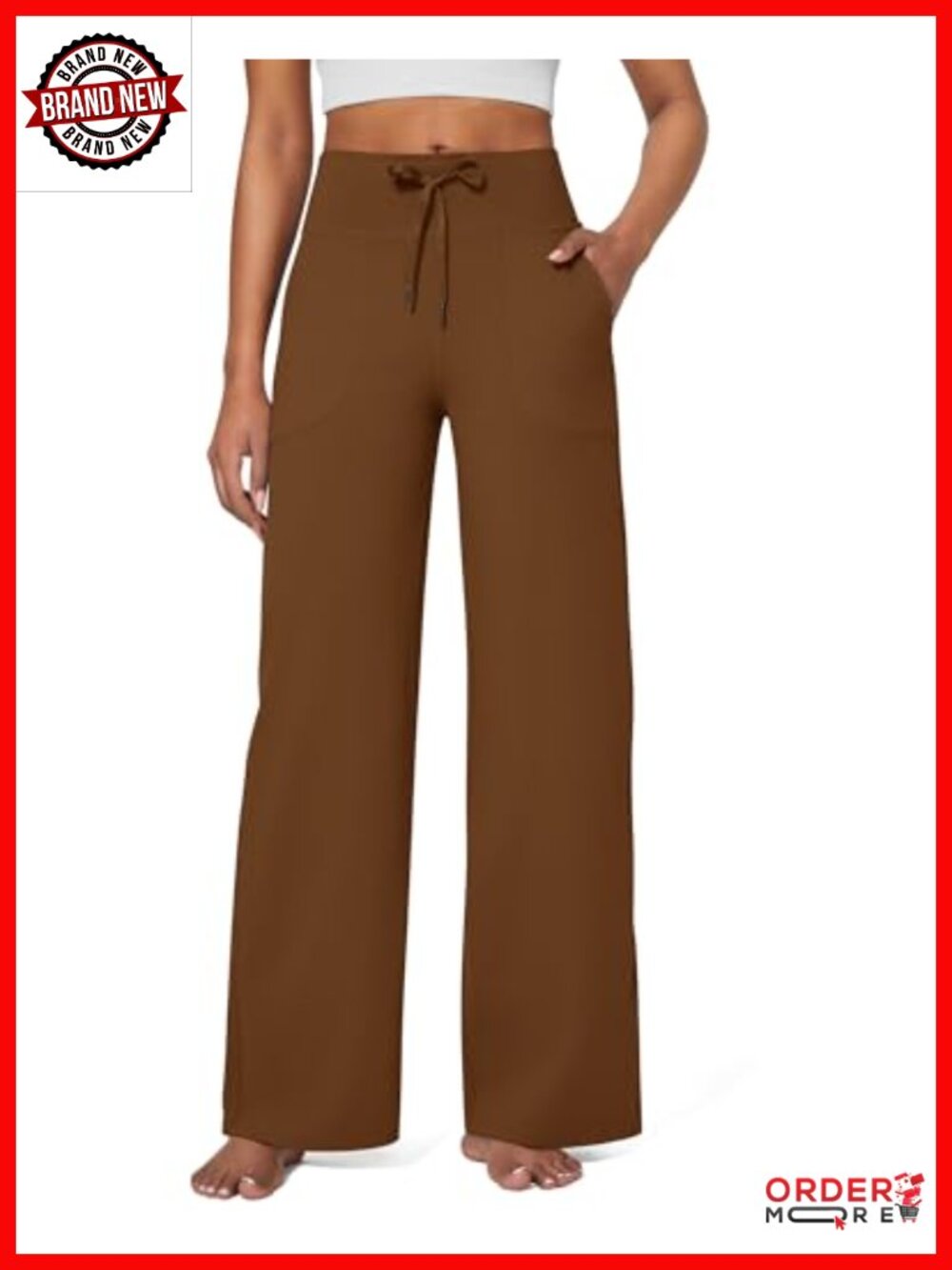 Wide Leg Yoga Sweatpants with Pockets